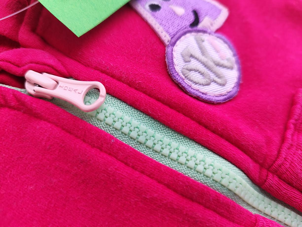 Felpa con cappuccio rosa Benetton