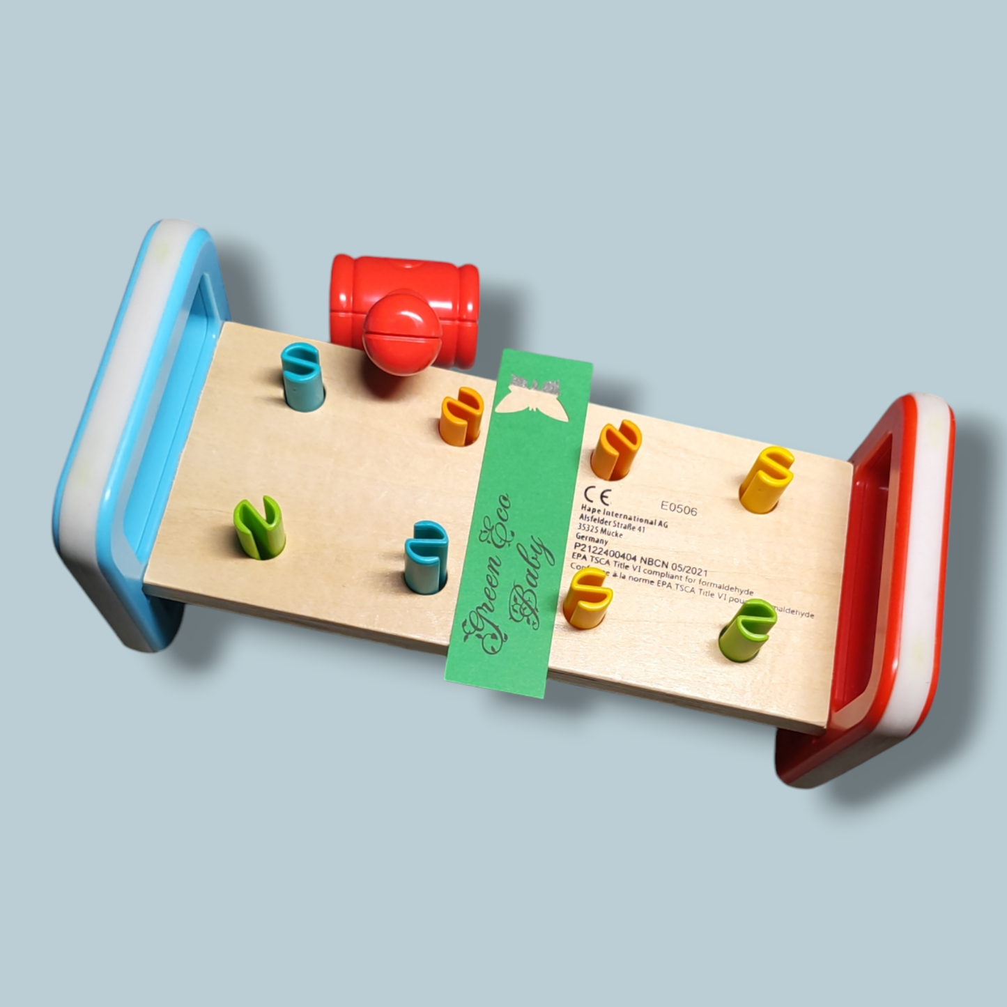 Wooden and plastic game