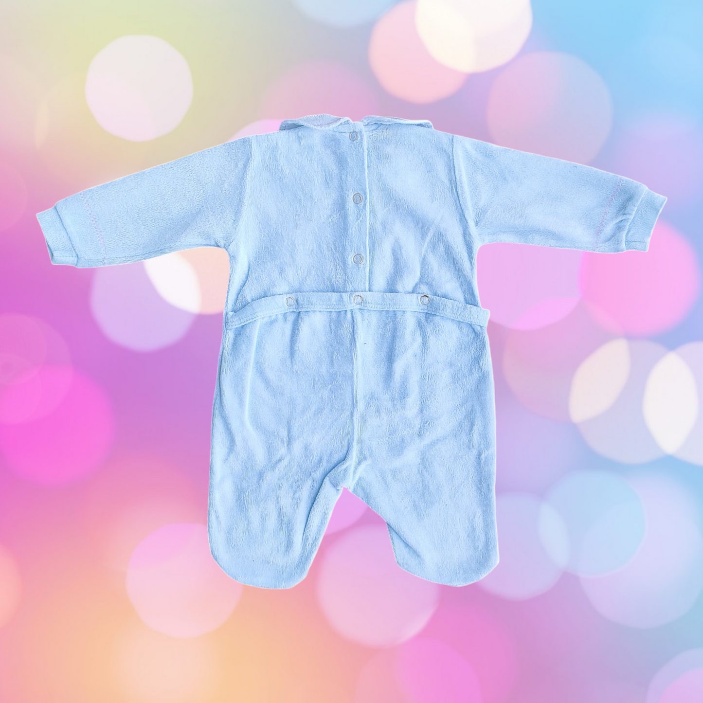 Tutina ciniglia azzurra