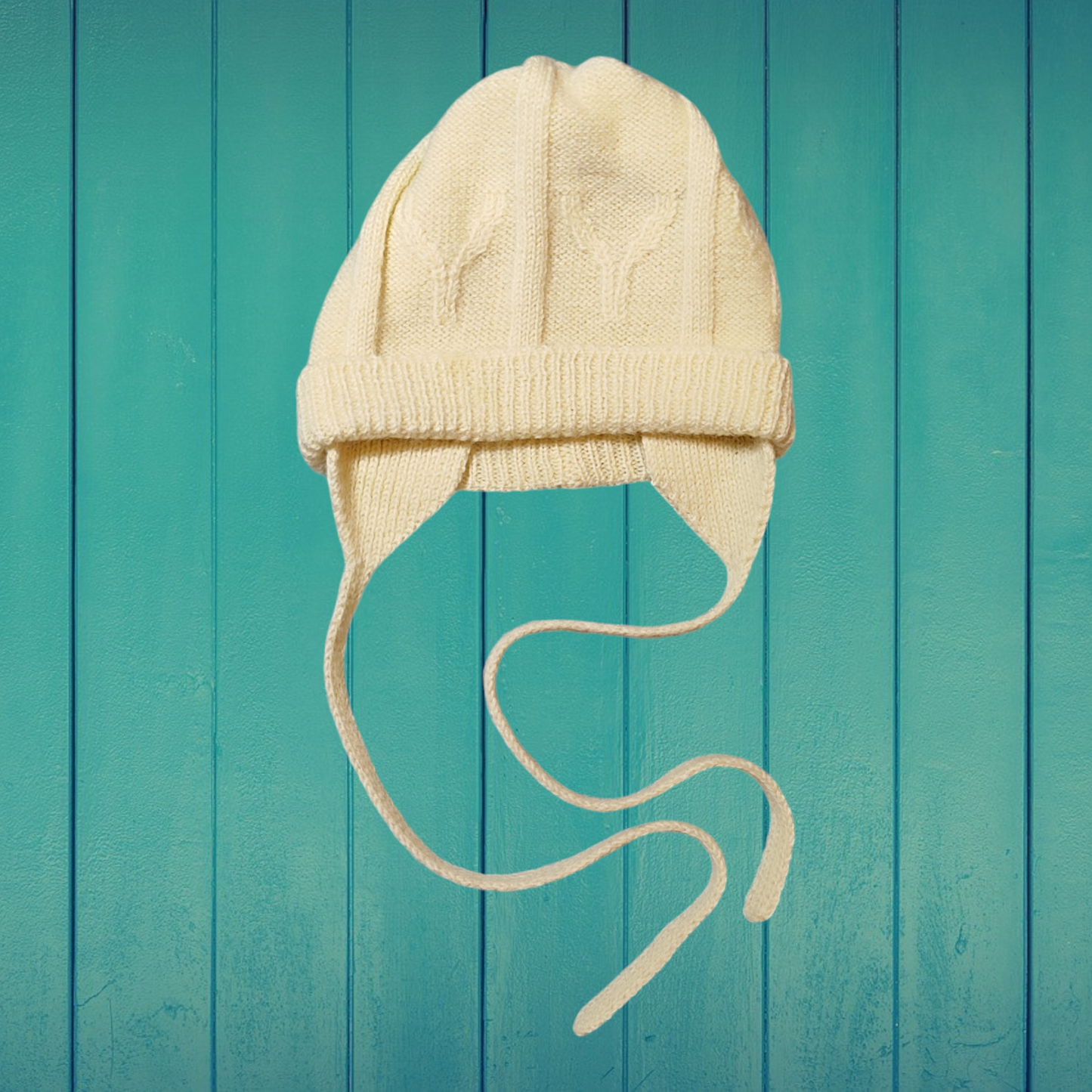 Vintage Yellow Wool Hat