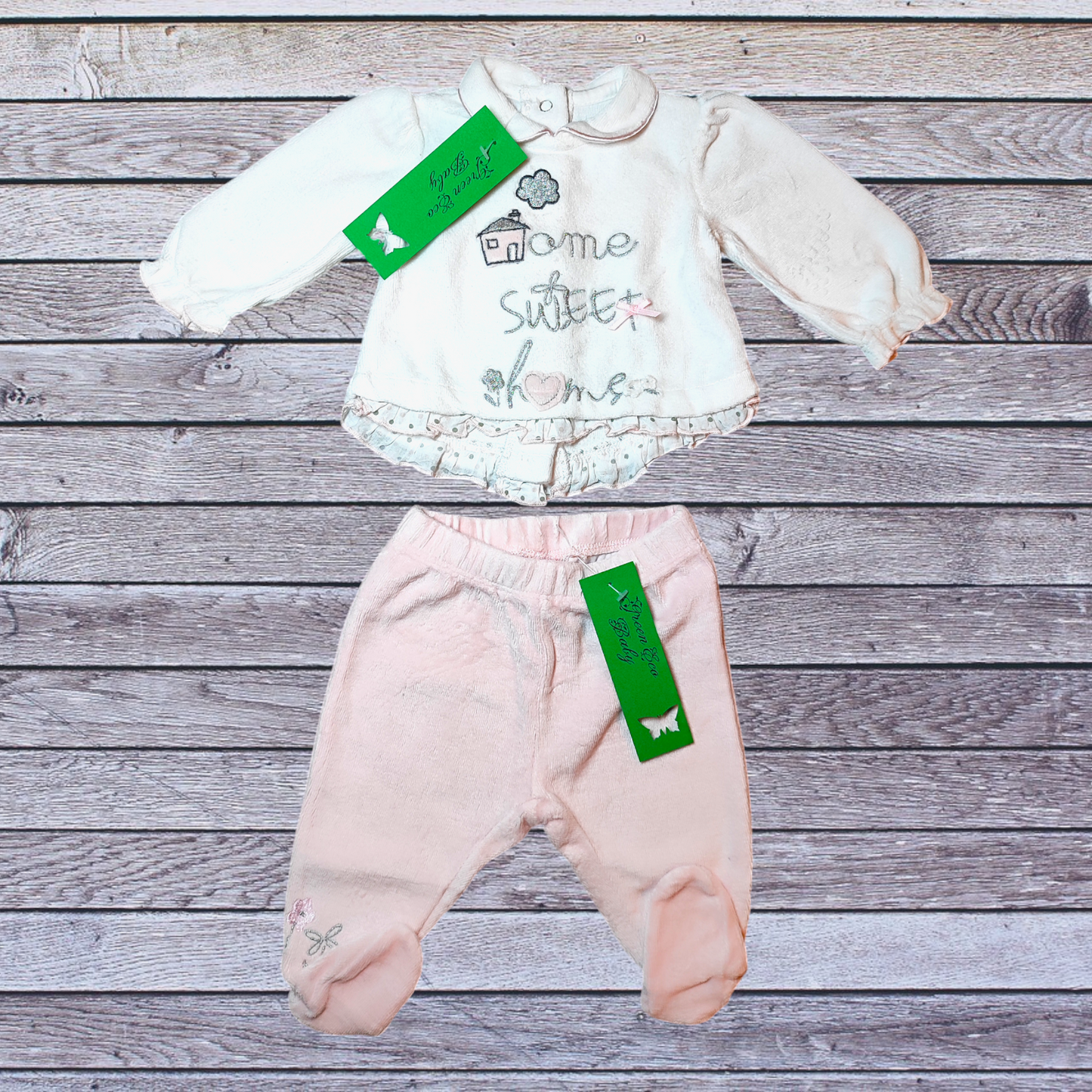 Completino spezzato in ciniglia - Prenatal
