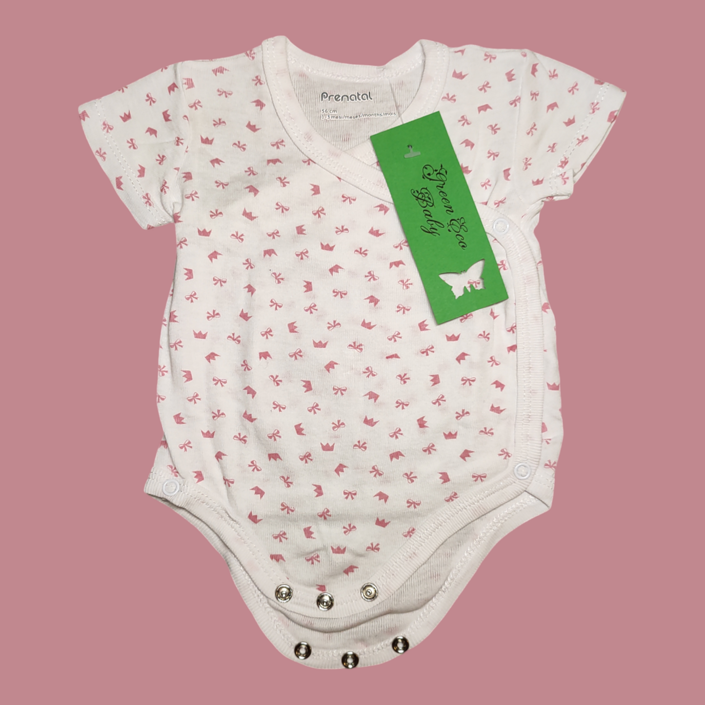 Short-sleeved cotton bodysuit - Prenatal