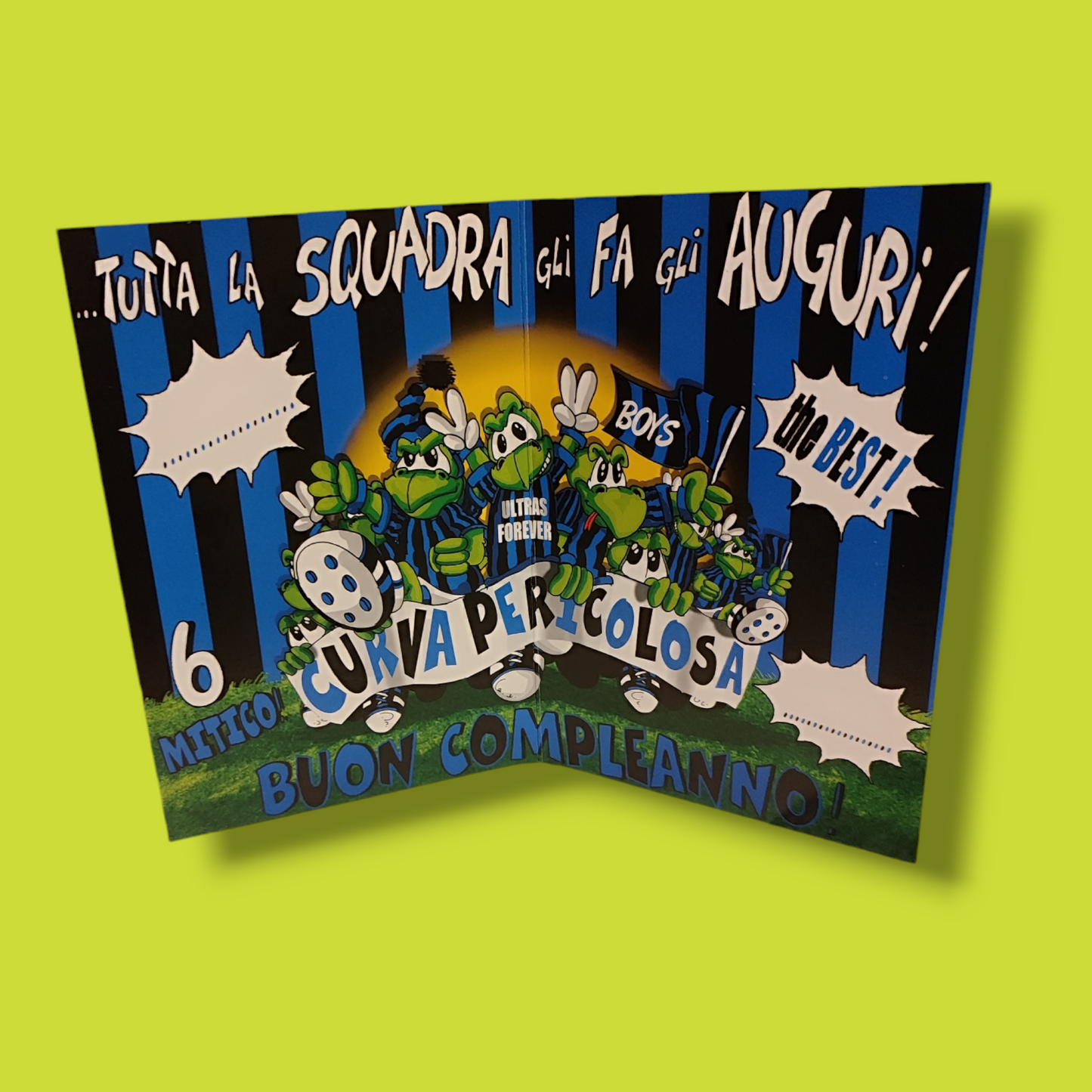Inter birthday greeting card