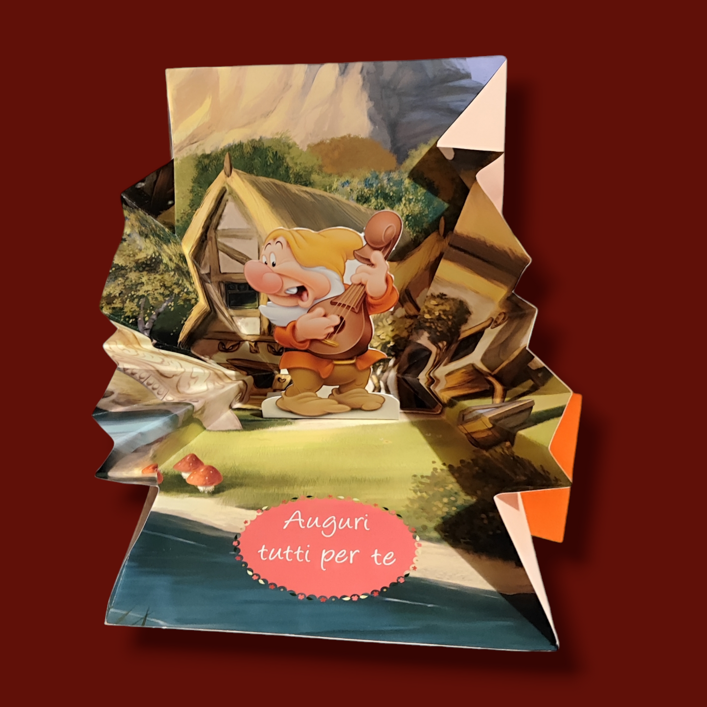Seven Dwarfs "Eolo" Greeting Card