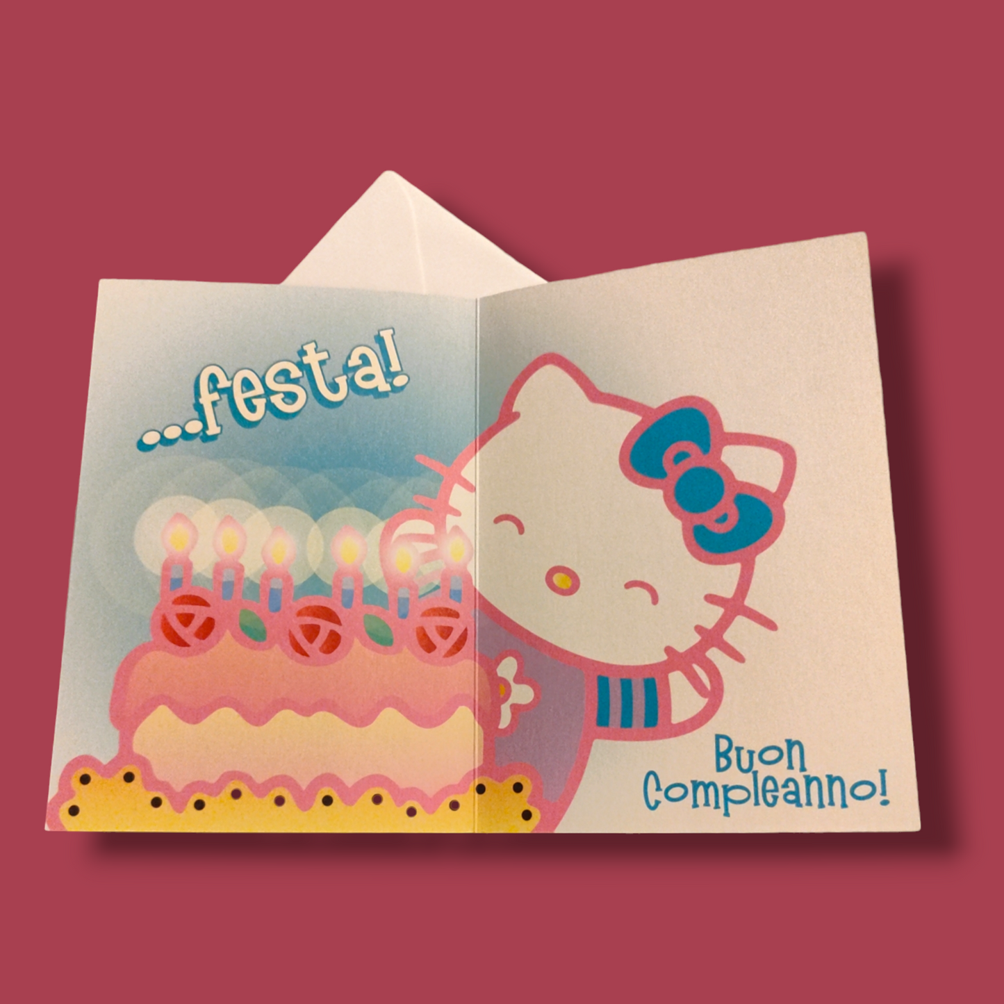 Biglietto auguri compleanno - Hello Kitty