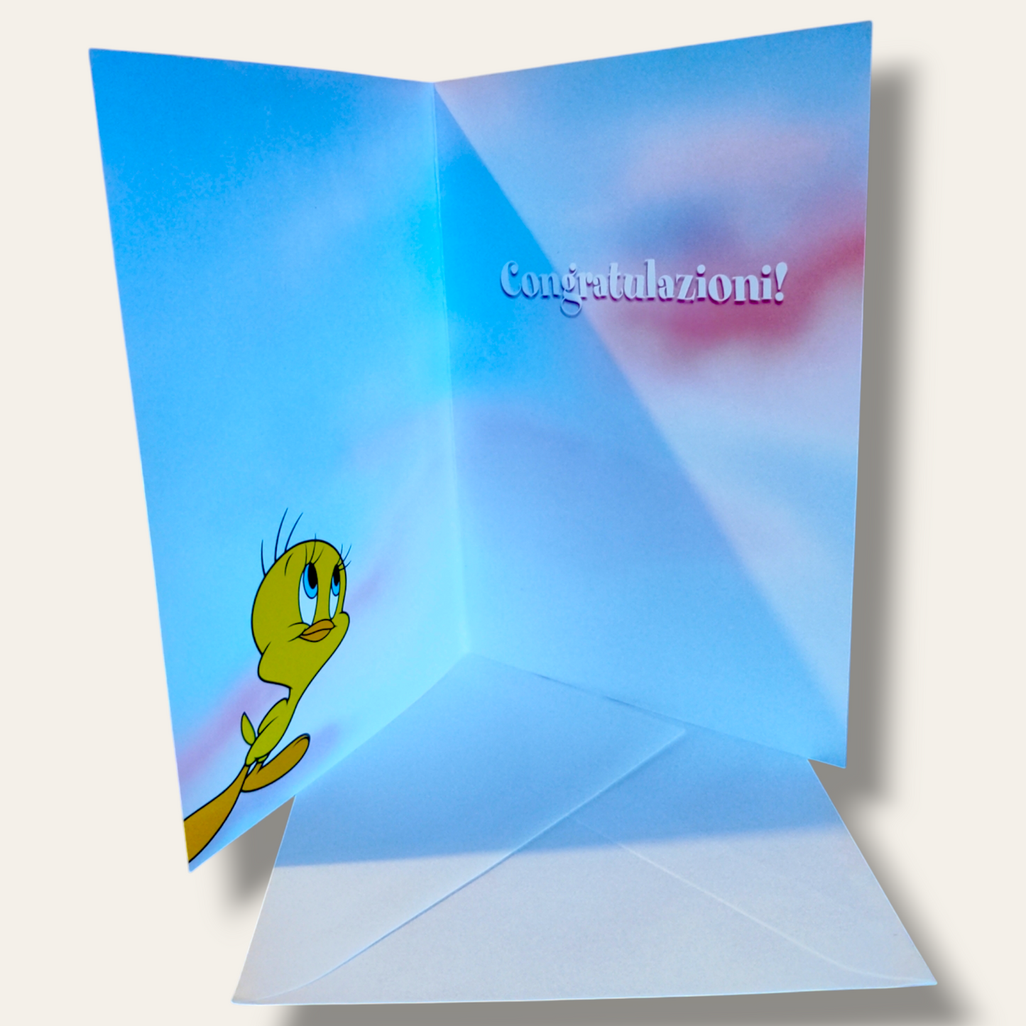 Tweety Birth Greeting Card