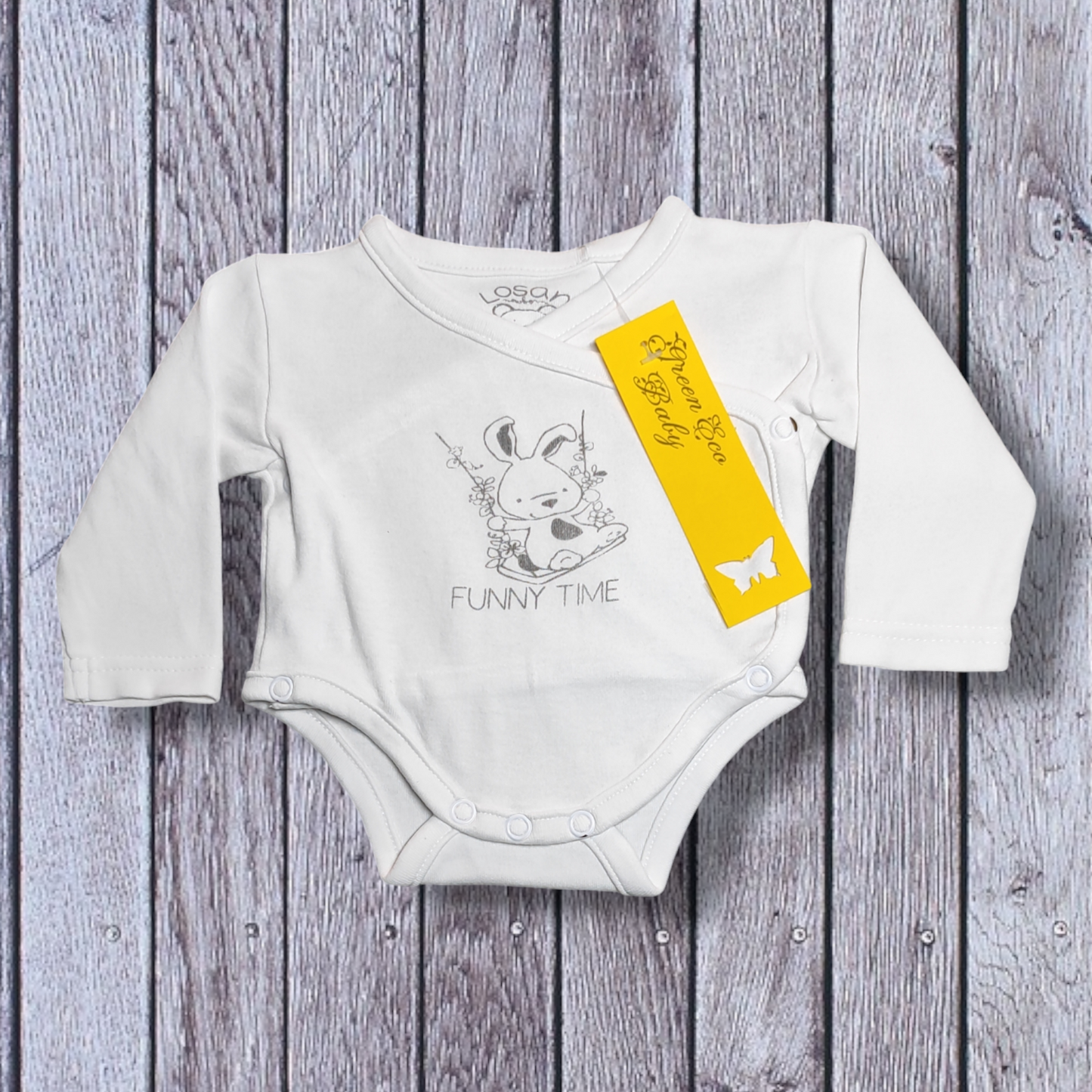 Long Sleeve Cotton Bodysuit - Losan