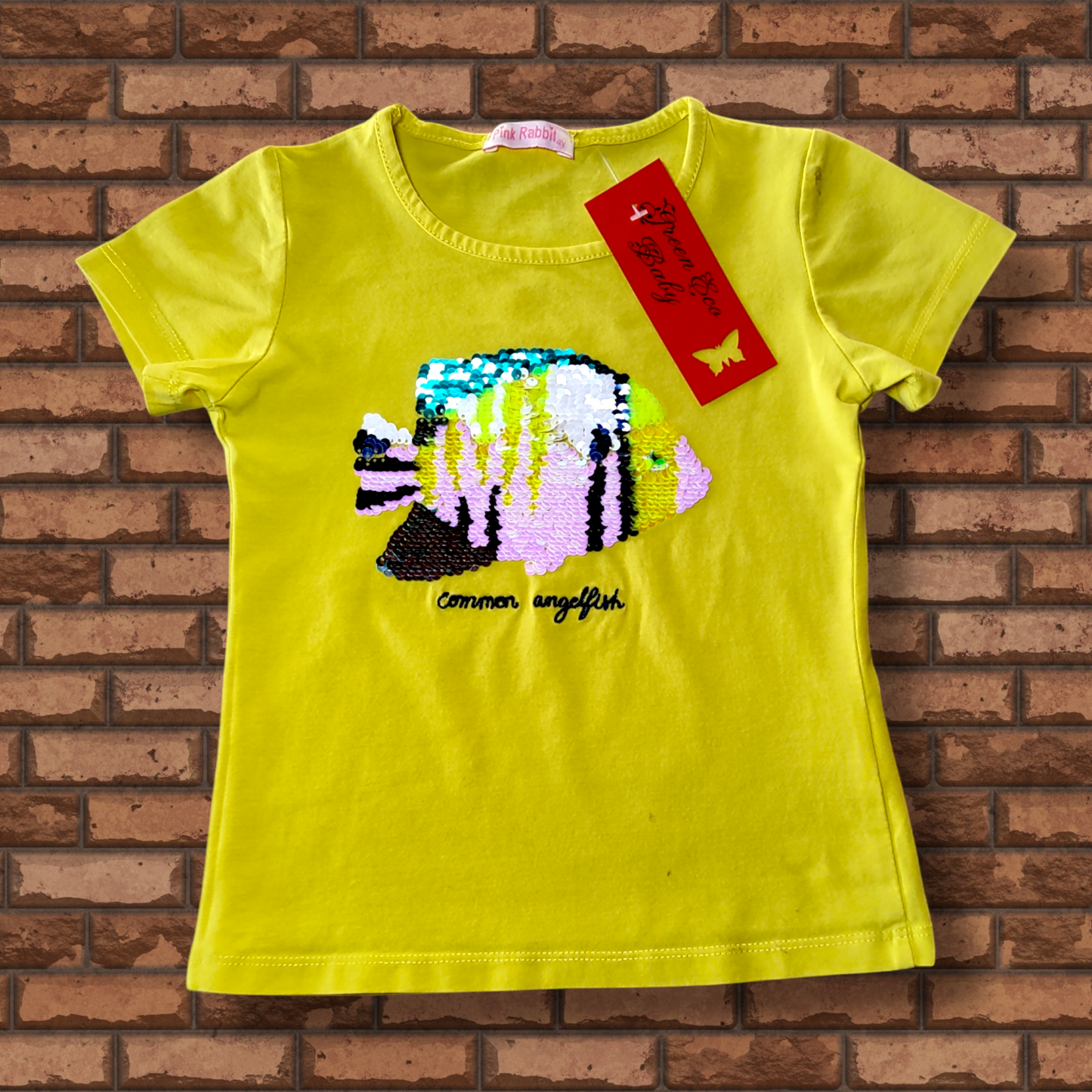 Cotton Short Sleeve T-Shirt - Pink Rabbit