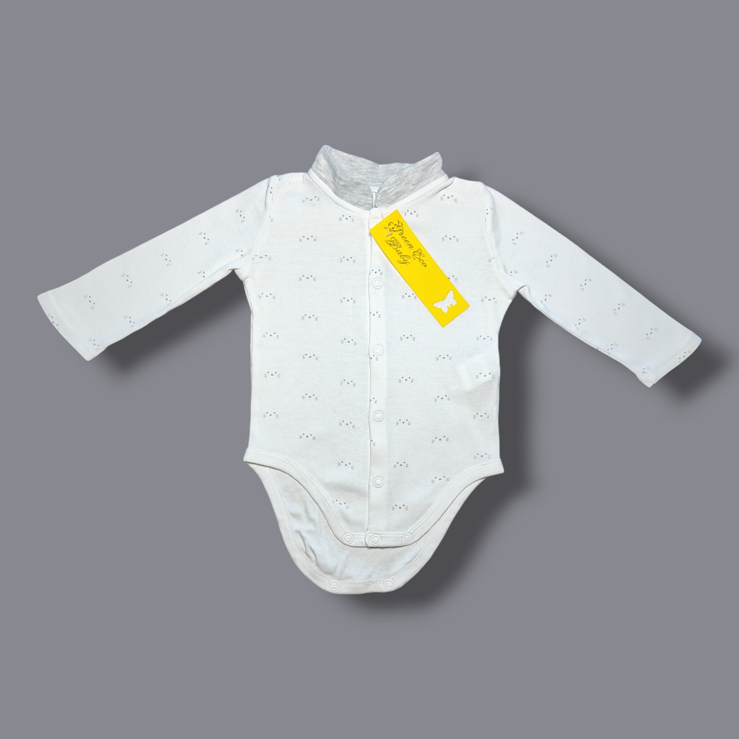 Long Sleeve Cotton Bodysuit - Obaibi