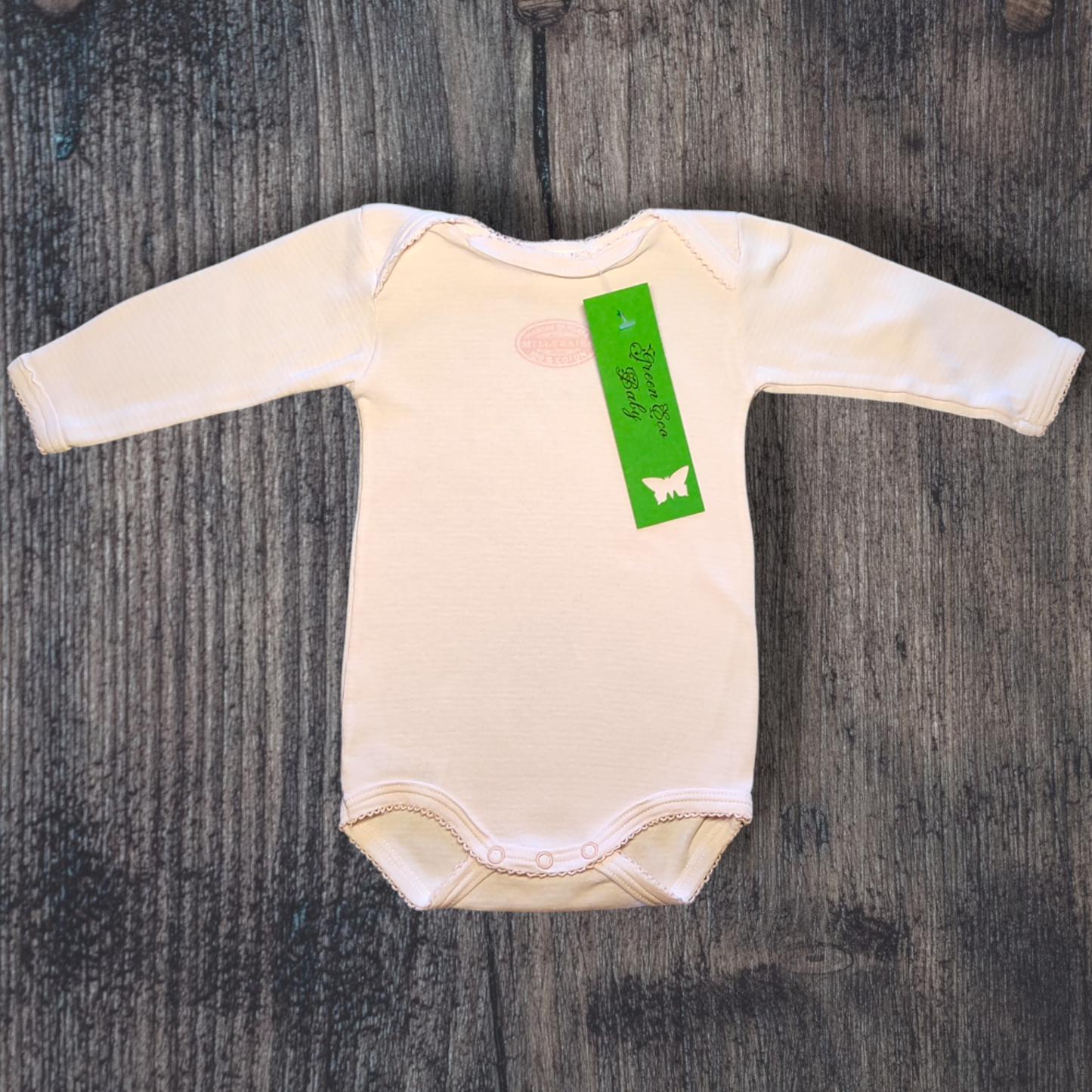 Cotton Long Sleeve Bodysuit - No Brand