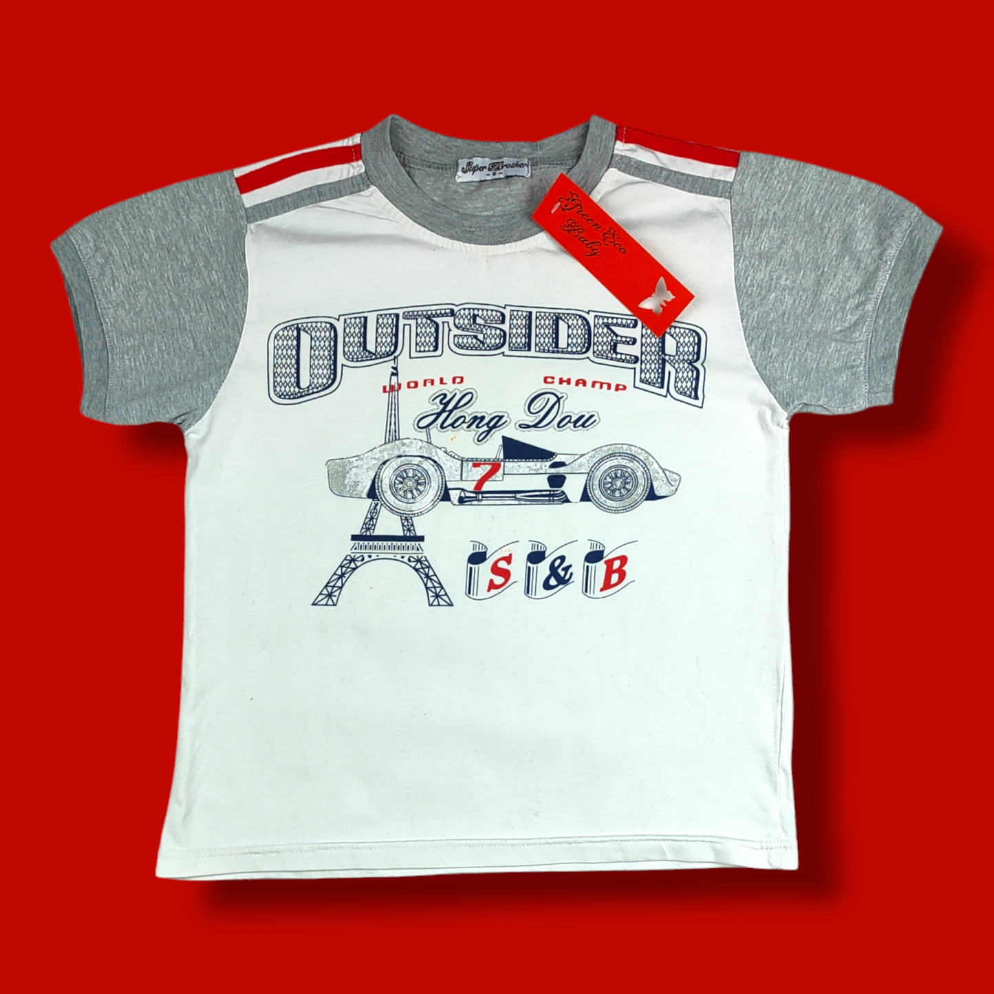 Cotton Short Sleeve T-Shirt - Super Brother