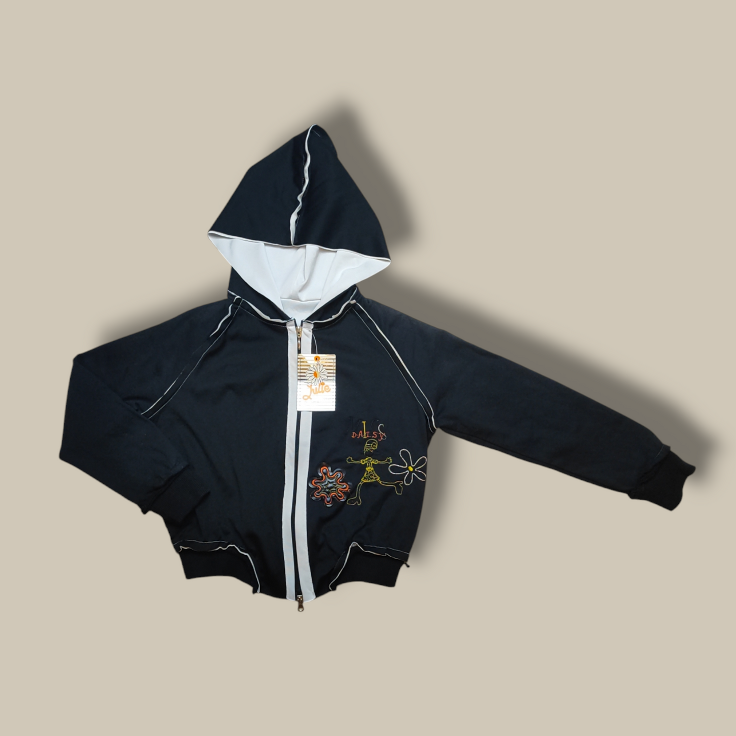 Felpa con zip e cappuccio - Julie Boutique