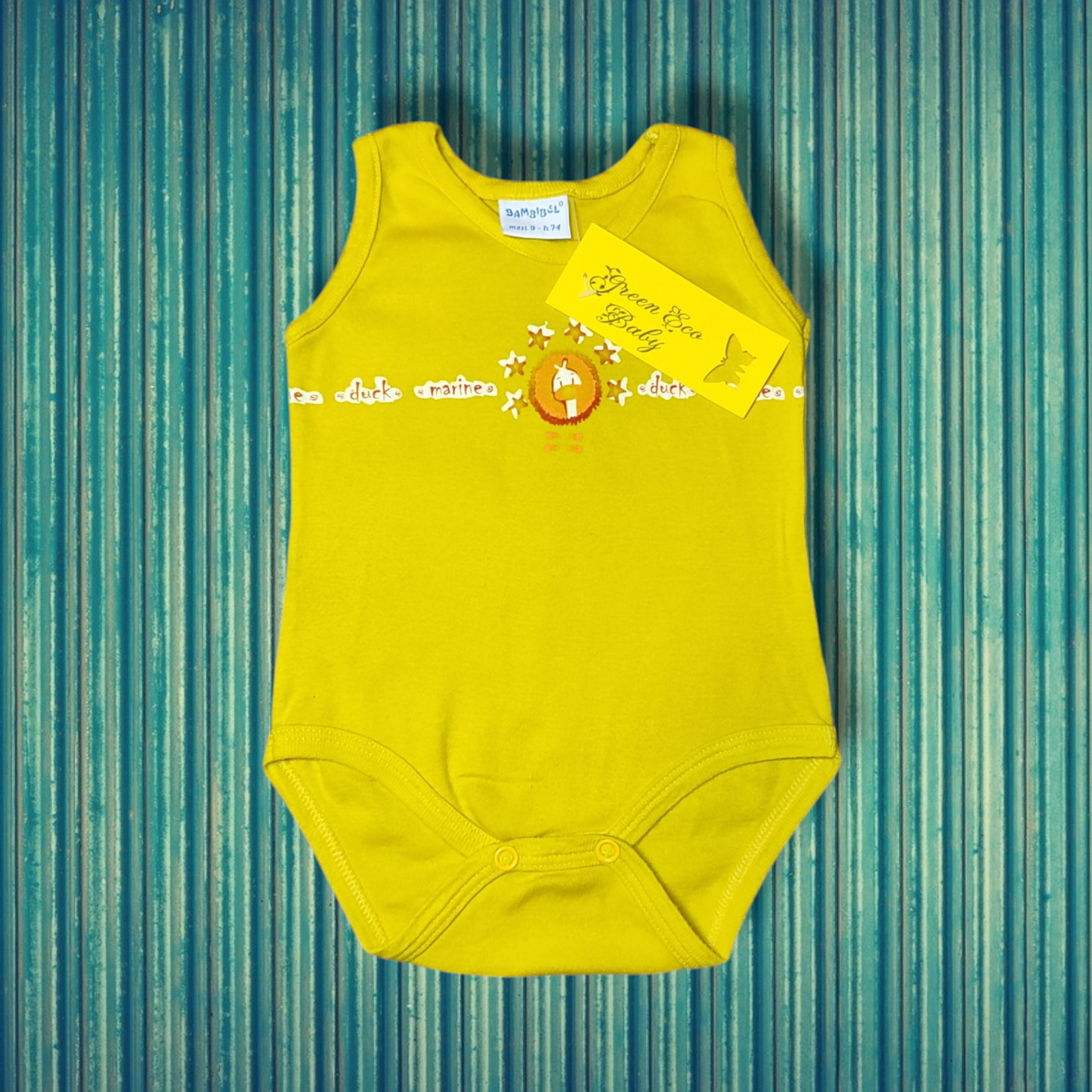 Body smanicato in cotone - Bambibel