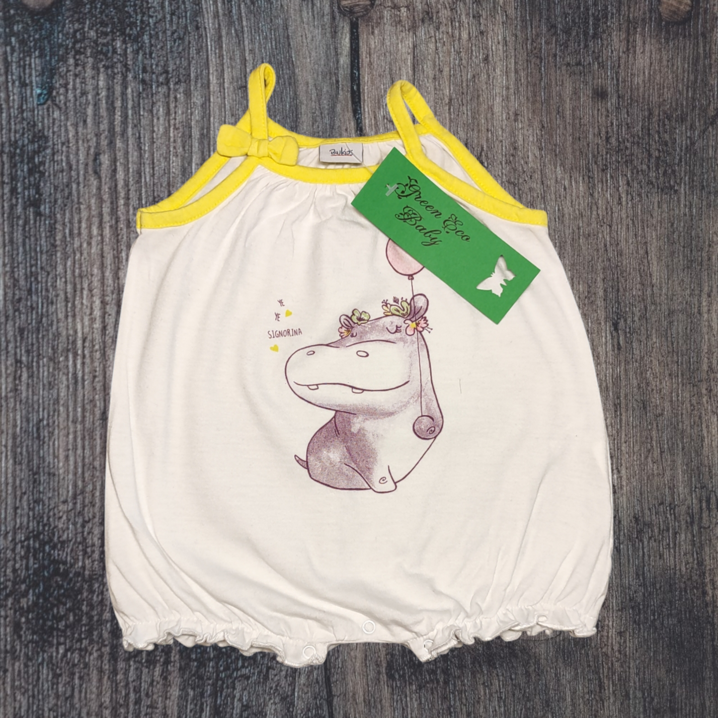 Sleeveless Romper - Blu Kids