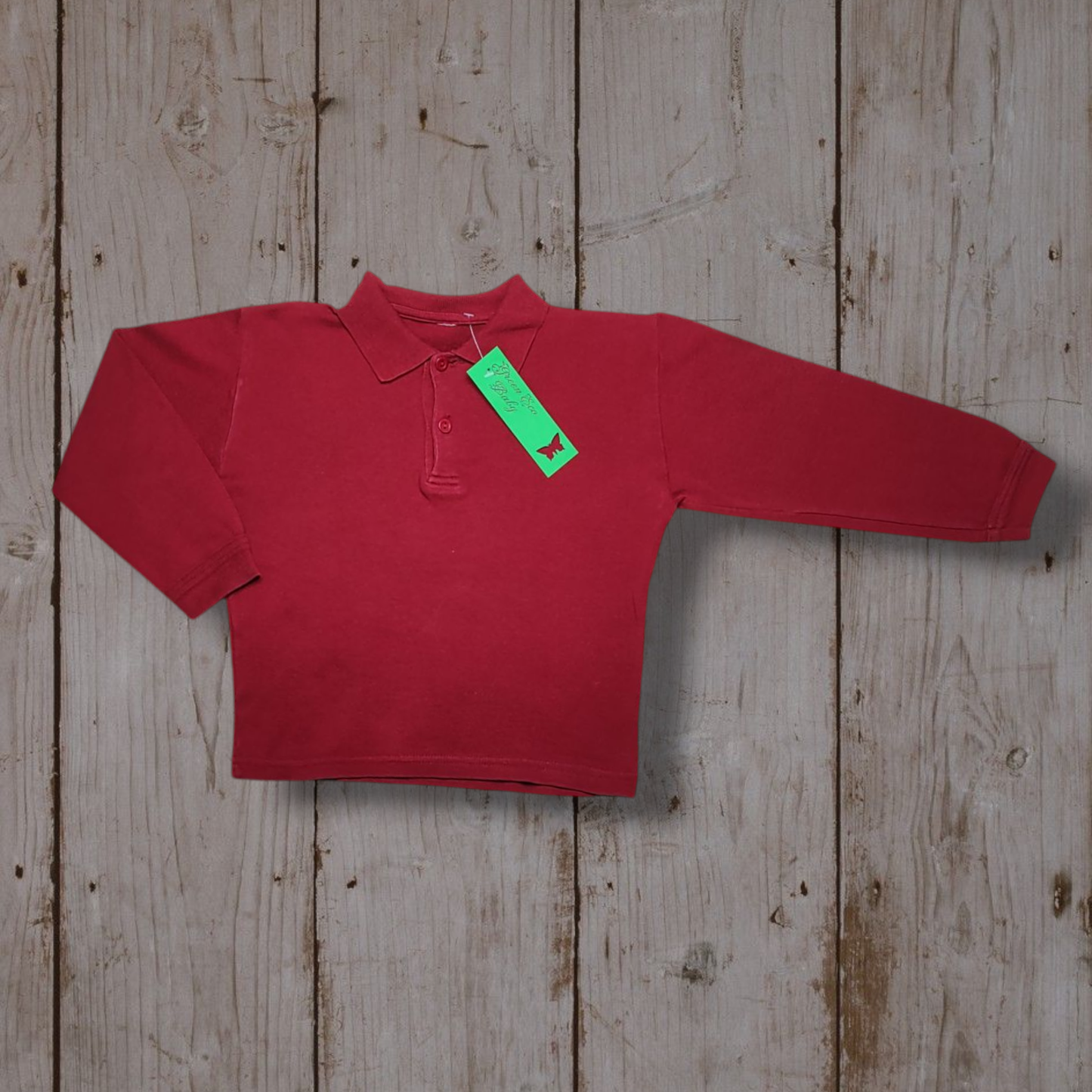 Long Sleeve Polo Shirt - No Brand