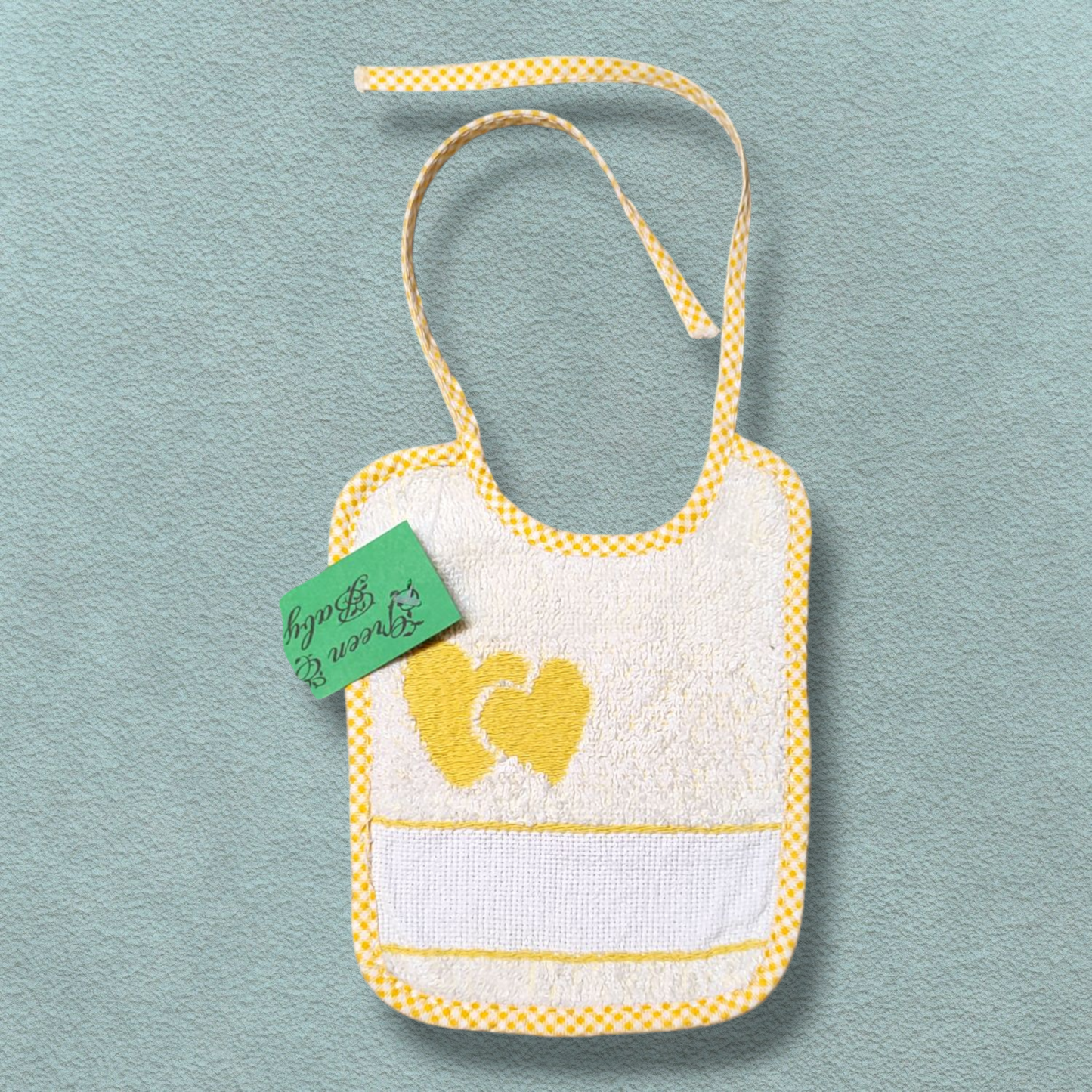 Bavaglino in cotone e tela Aida - No Brand