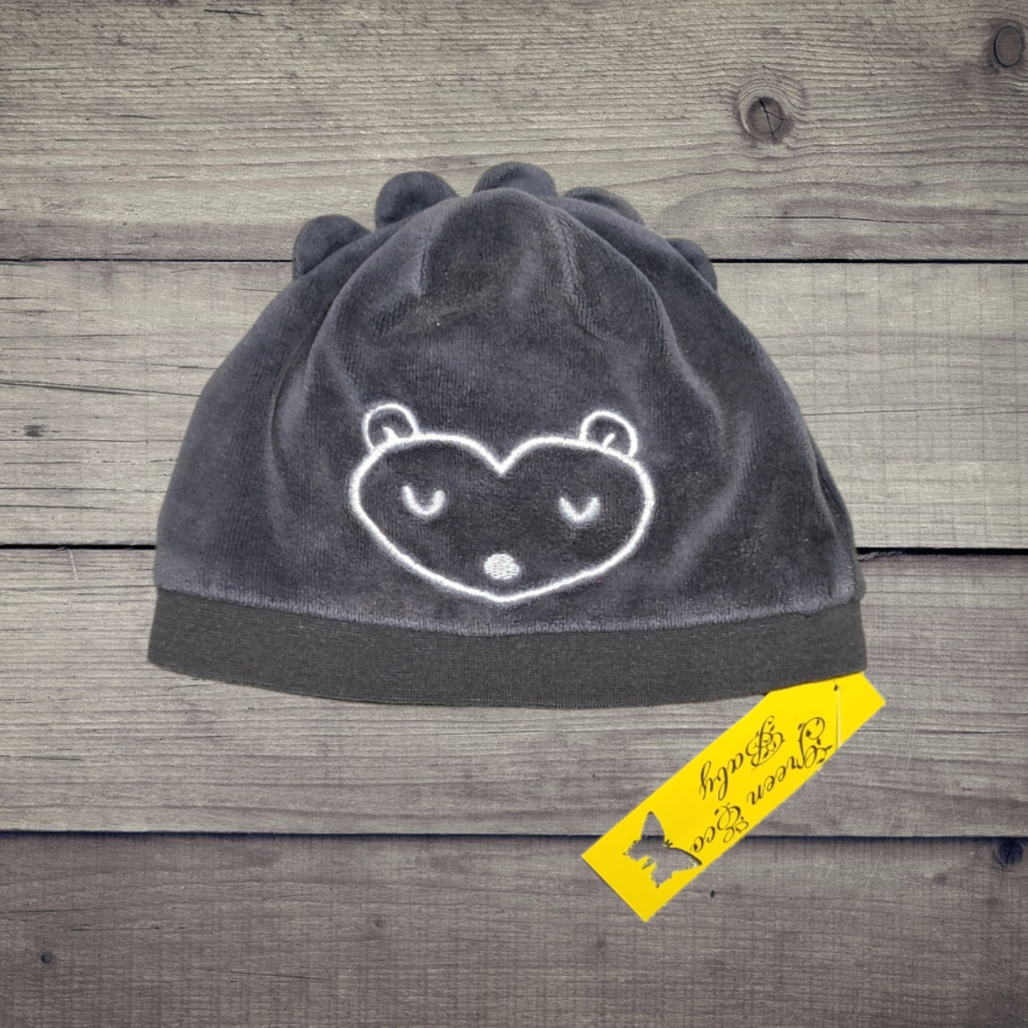 Cotton and Chenille Hat - No Brand