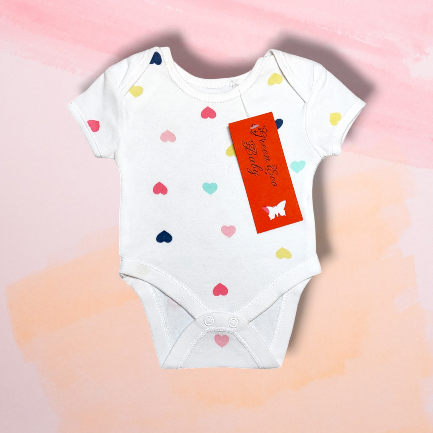 Short Sleeve Cotton Bodysuit - No Brand