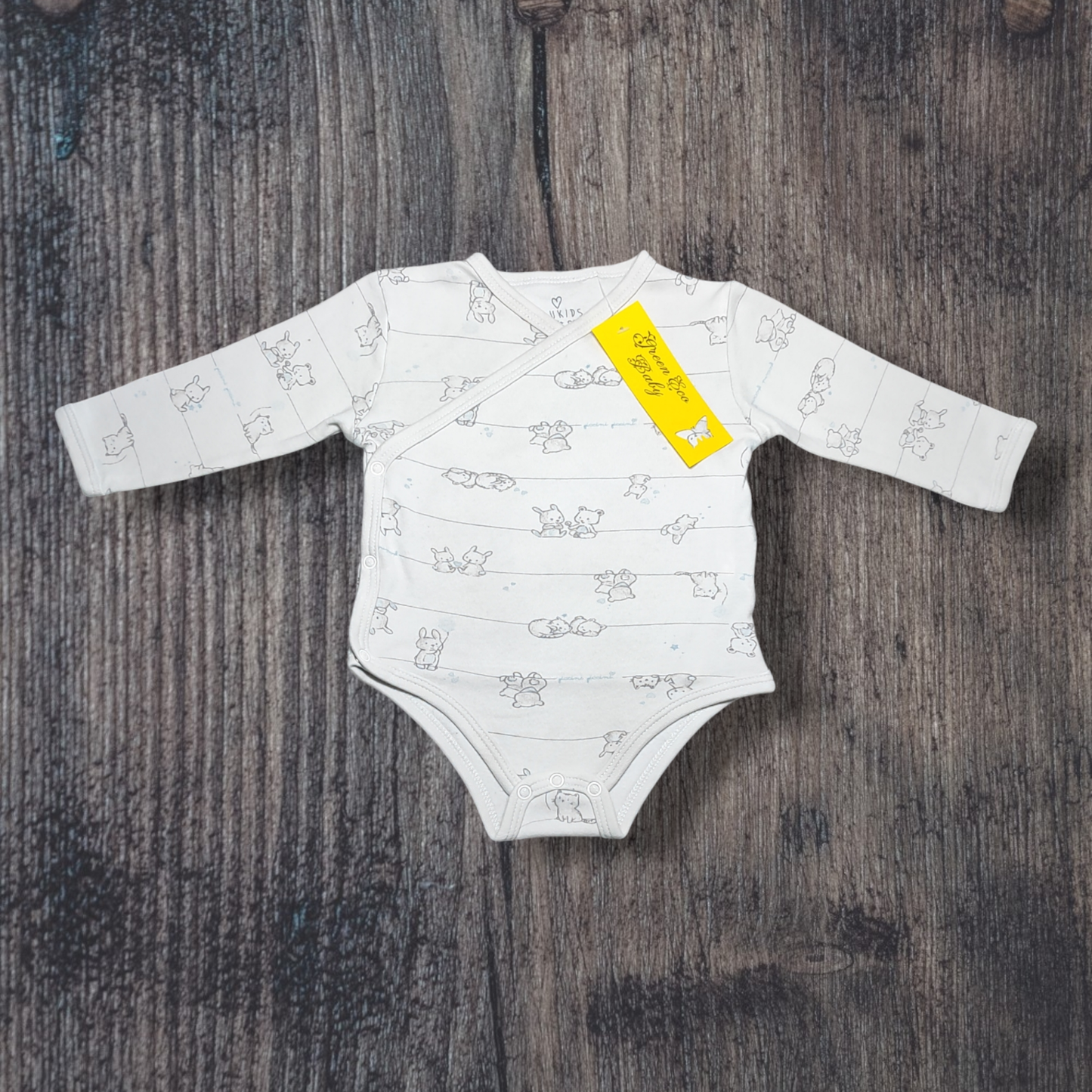 Long Sleeve Bodysuit - Blue Kids