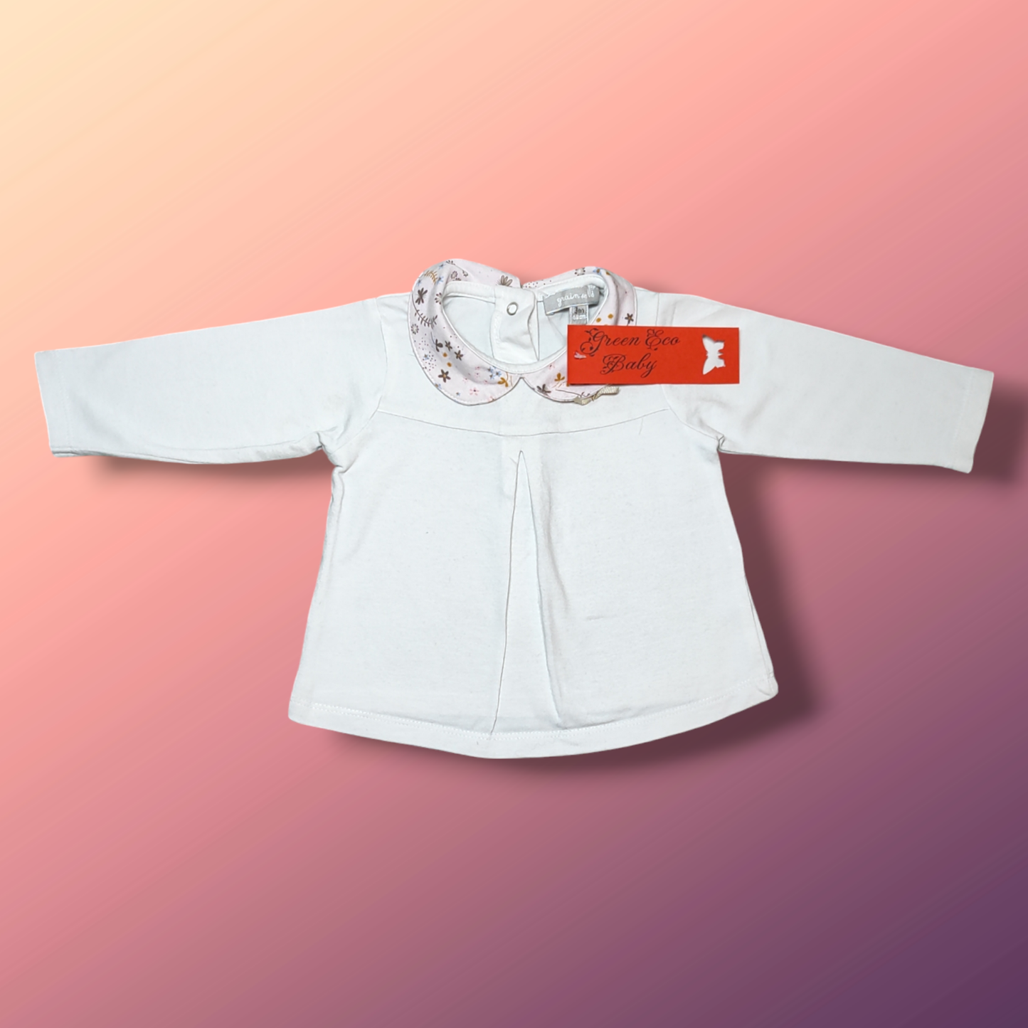 Maglietta maniche lunghe in cotone - Grain de Blè