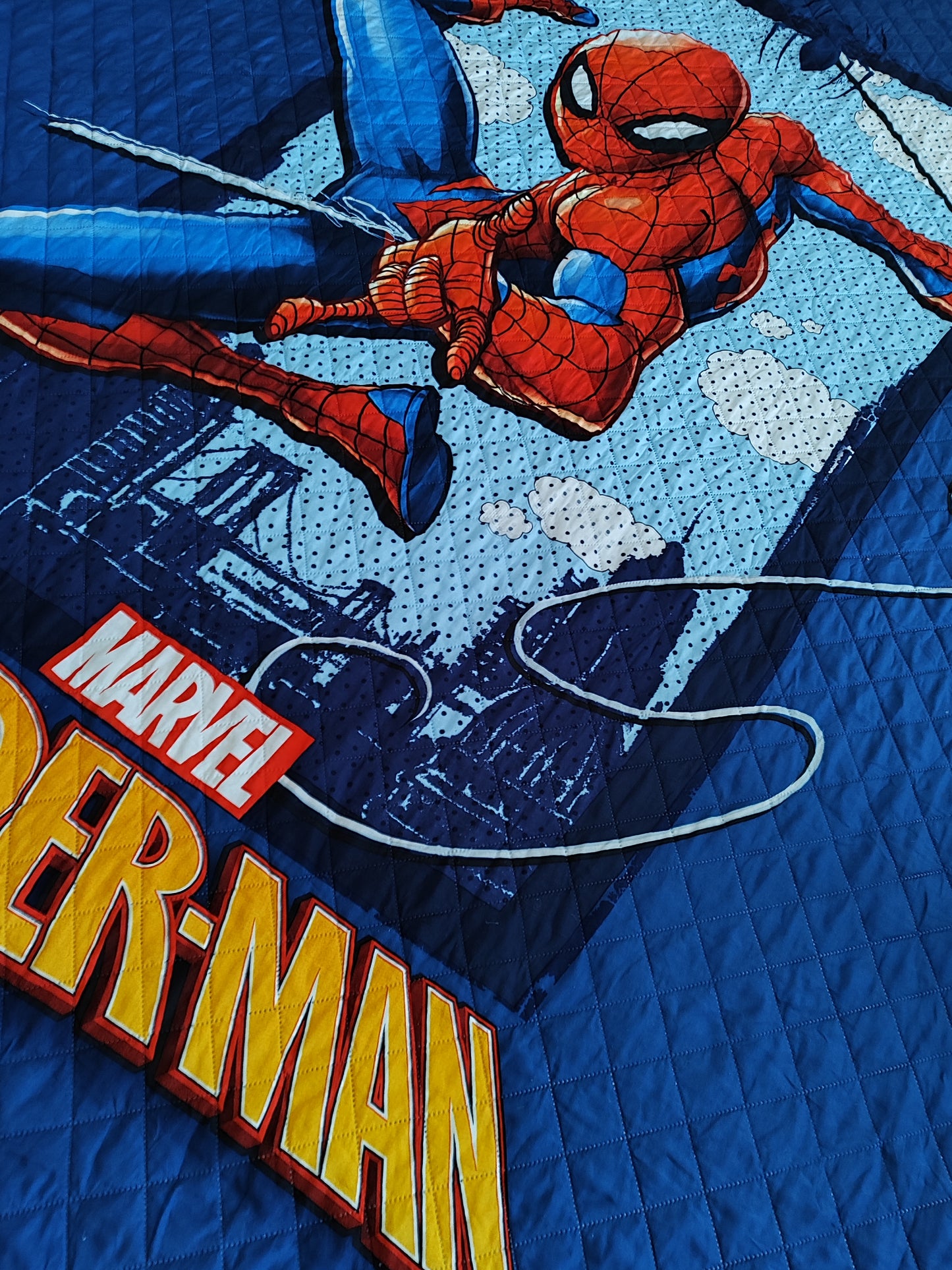 Single Bedspread Quilt - Spiderman