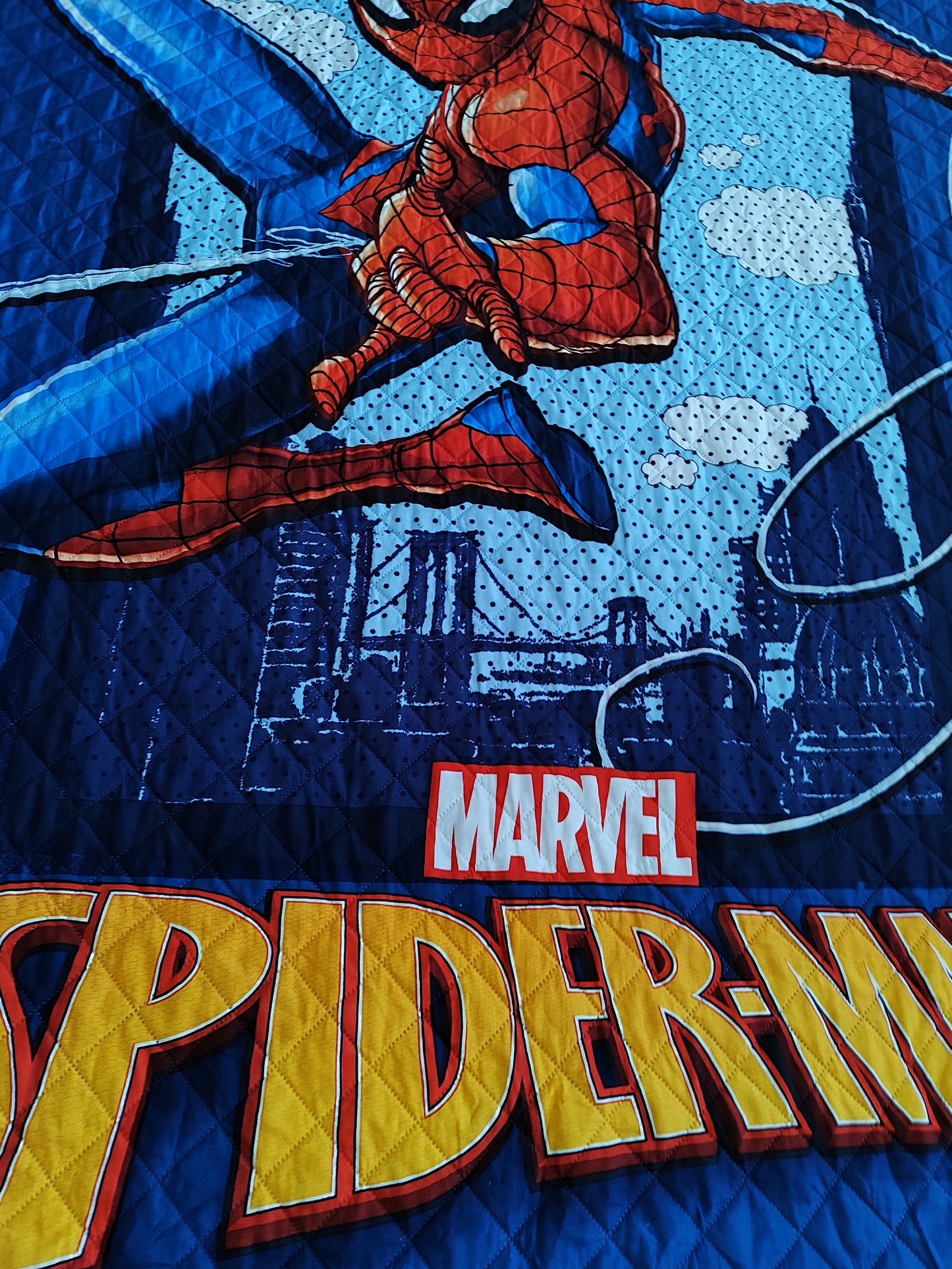 Single Bedspread Quilt - Spiderman