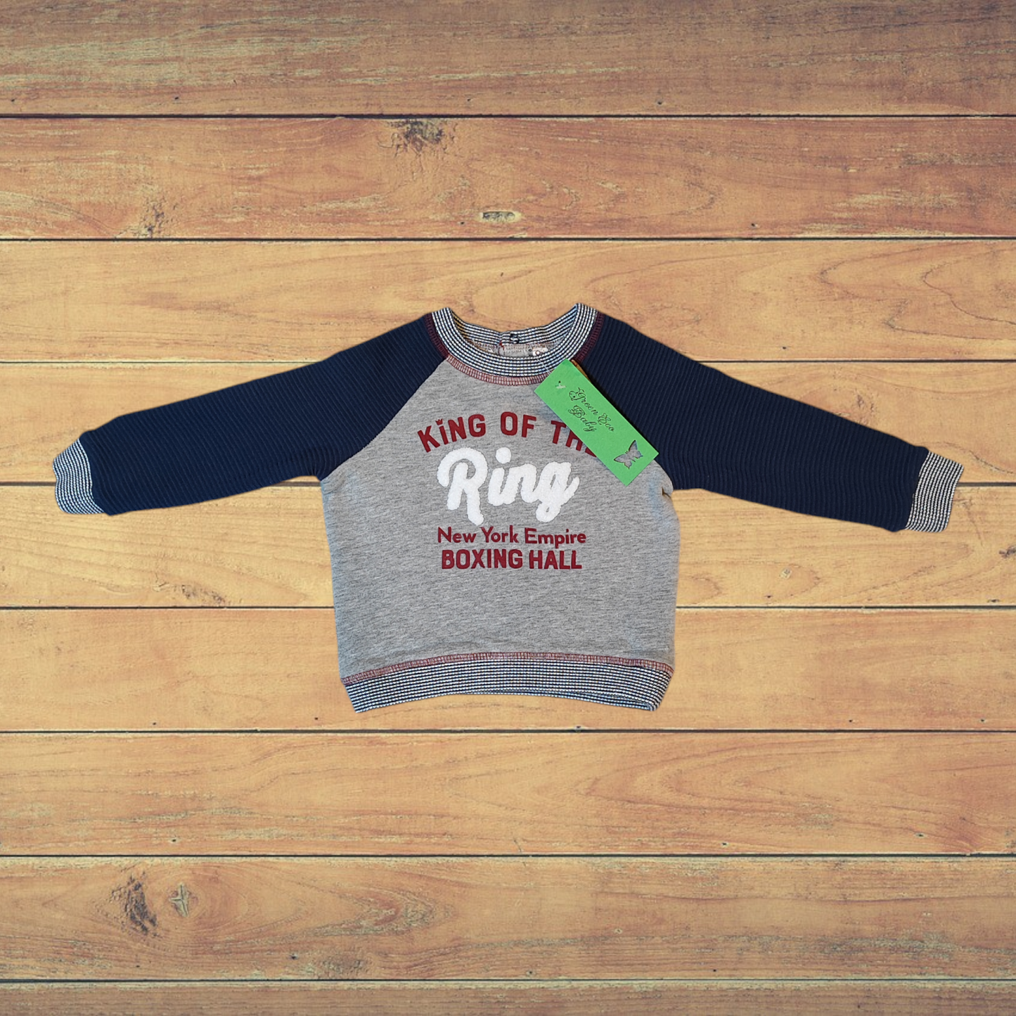 Grey and Blue Fleece Inside Sweatshirt - Original Marines