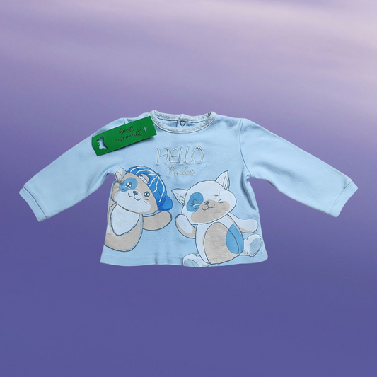 Blue Long Sleeve T-Shirt - Prenatal