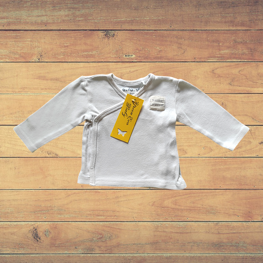 Baumwoll-T-Shirt „Hello World“ – Babyunterwäsche