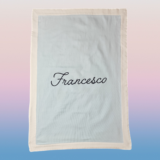 Lenzuolo Copriletto Personalizzato "Francesco" - Suyitalianstyle