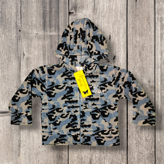 Pile con cappuccio - blu Kids