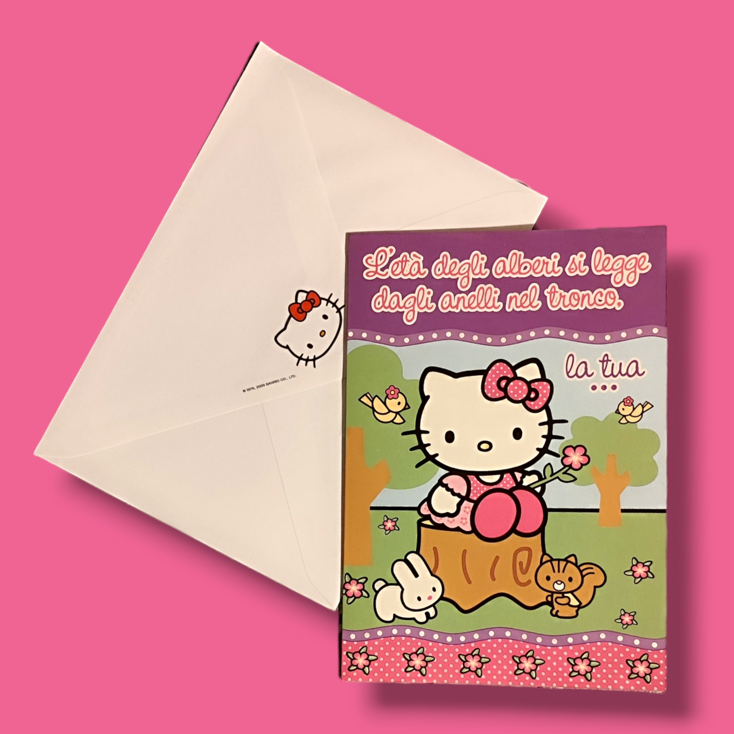 Biglietto di auguri compleanno - Hello Kitty