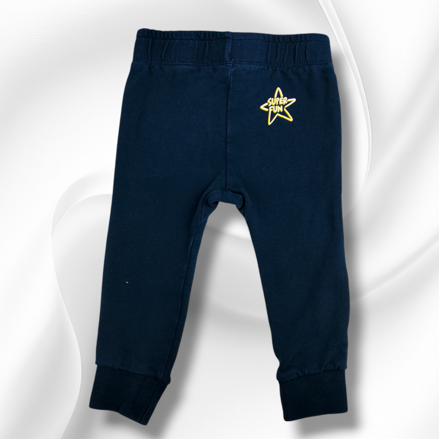Long Cotton Pants - Blue Kids