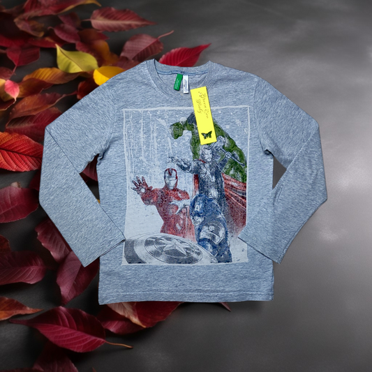 Maglietta maniche lunghe - Benetton Marvel