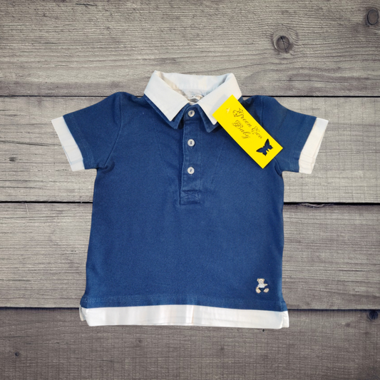 Short Sleeve Polo Style T-Shirt - Love