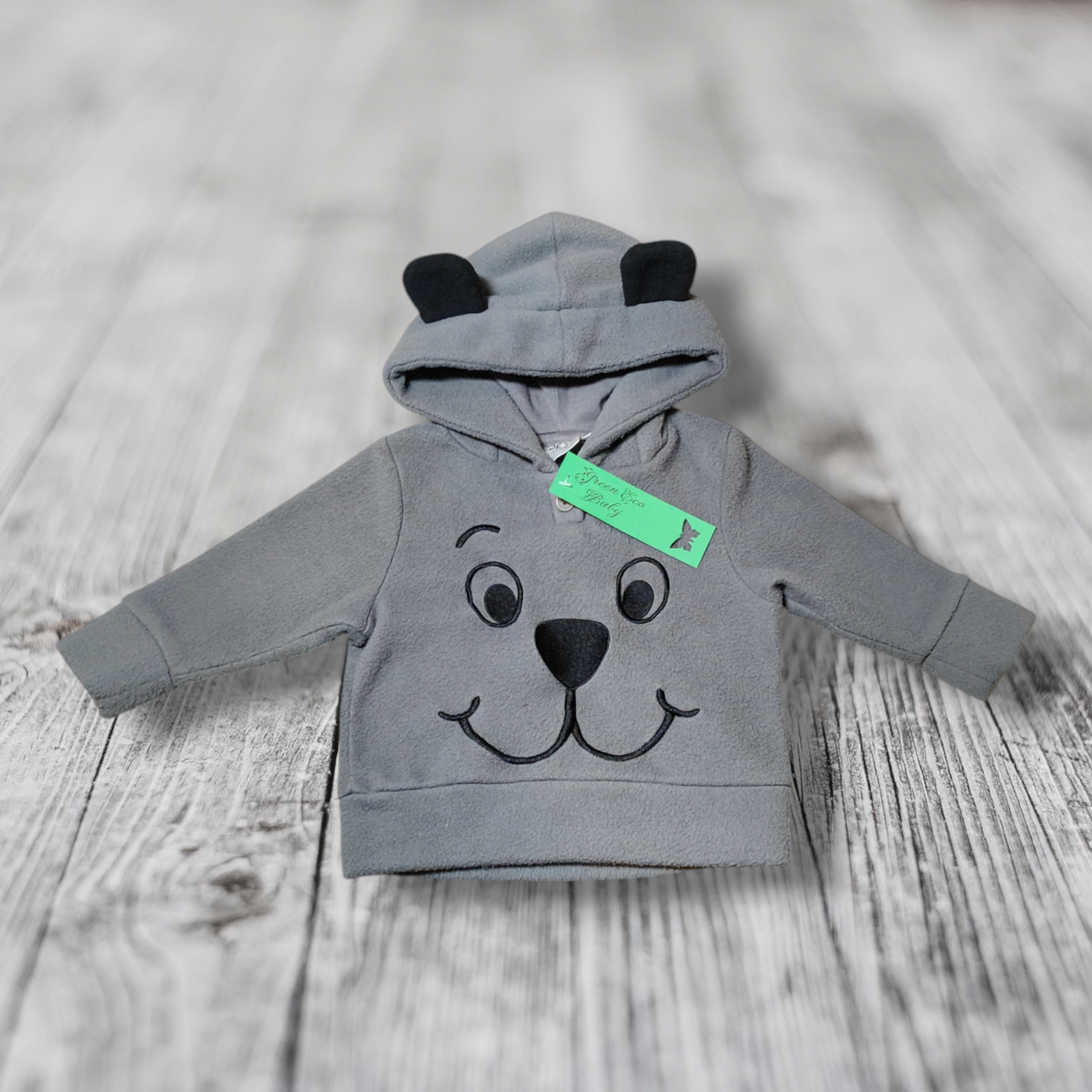 Felpa con cappuccio e orecchie - Bonprix
