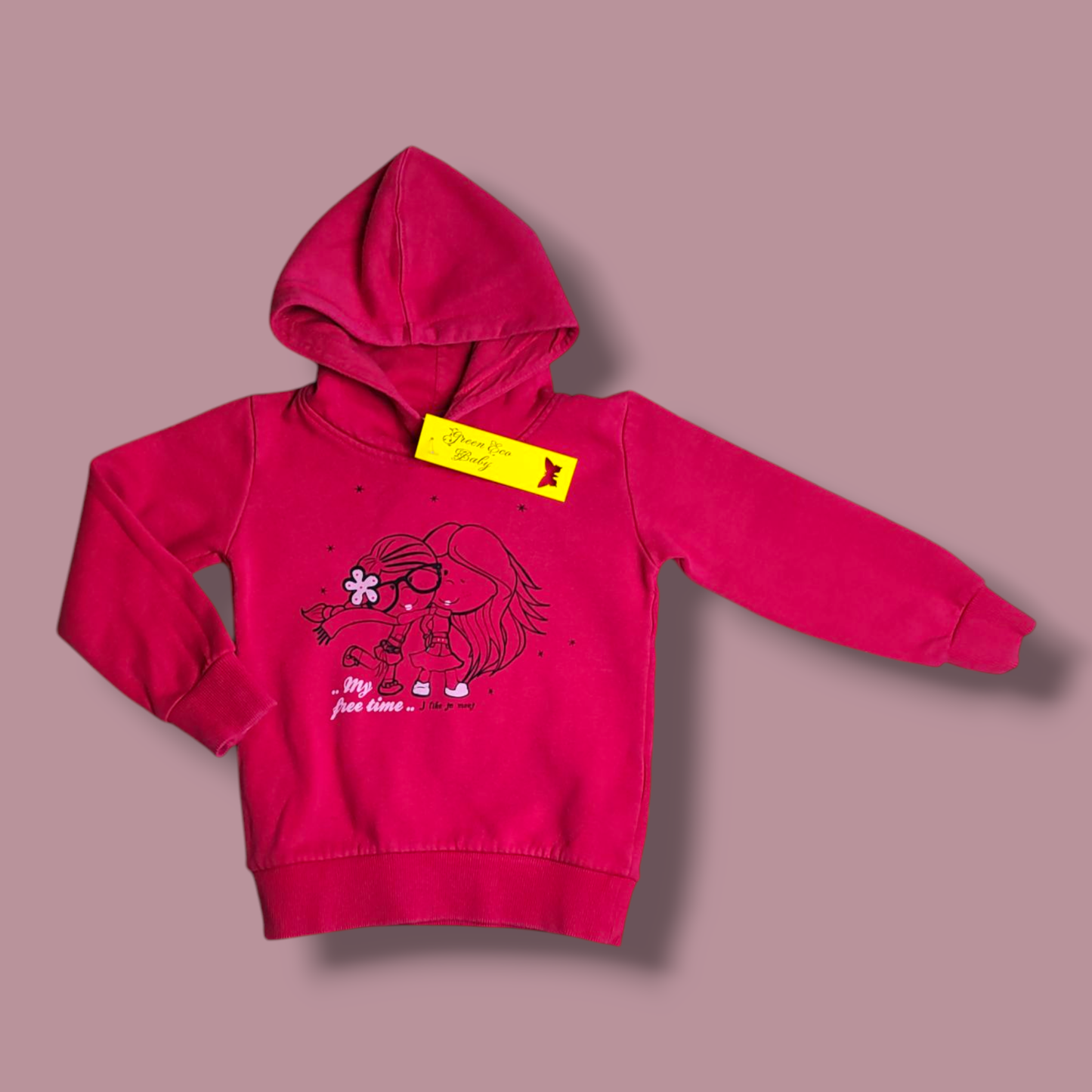 Felpa con cappuccio - Bambina Basic