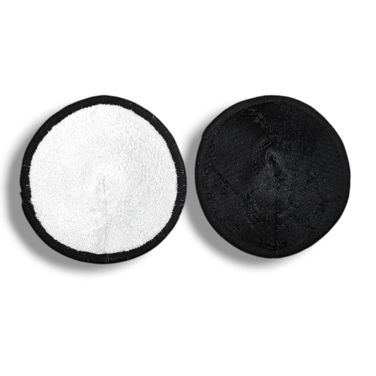 Coppette assorbilatte lavabili in pizzo nero – Handmade