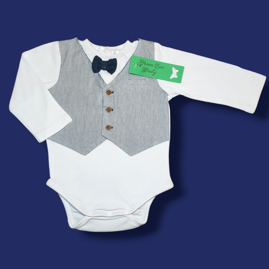 Body maniche lunghe - Blu Kids